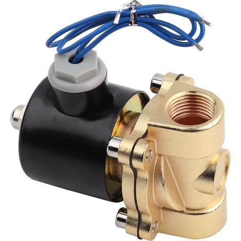 DC 12V 1/2" Normal Closed Electric Solenoid Valve for Water Air Fuels Gas
