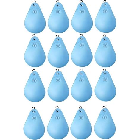 16 Poids de Couverture de Piscine avec Crochets, Sac de Suspension Anti-Fuite pour Couverture de Piscine Hors Sol (1/5)