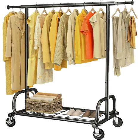 HOKEEPER Penderie extensible, noir