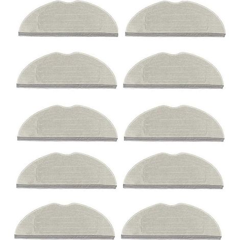 Serpillière Cloth Pads pour Dreame Mova S10/Trouver S10/Mova S10 Plus/Trouver Plus Aspirateur pièce détachée 10PCS (1/5)