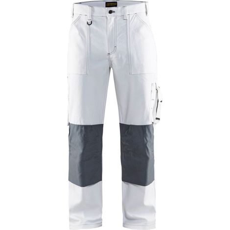 Pantaloni da pittore Blaklader 100% cotone Bianco 38 (1/5)