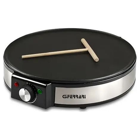 G3Ferrari Profi-Crepe aparato para crepes negro y plata (1/3)