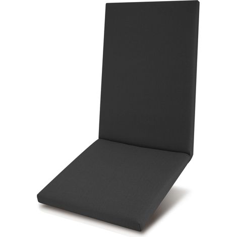 Premium Hochlehner Auflage wasserdicht QD-HL 120x50cm Anthrazit