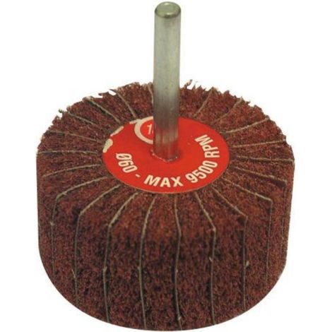calflex-rvm8050/6.180-ruedas mixtas con vástago rvm (diametro  ext. 80 mm espesor 50 mm vástago 6 mm grano 180)
