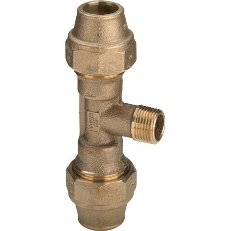 Viega Maxiplex-Te, d 63mm, R 2, Rp 11/2 Bronce rojo Modelo 9052, 275907