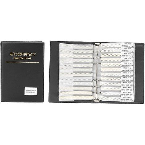0805 Serie 170 Typen Widerstände Elektronische Bauteile Sortimentssets Musterbuch Schwarz