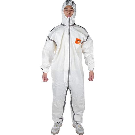 Combinaison de Travail Imperméable Anti-Poussière avec Capuche - Taille L (1/5)
