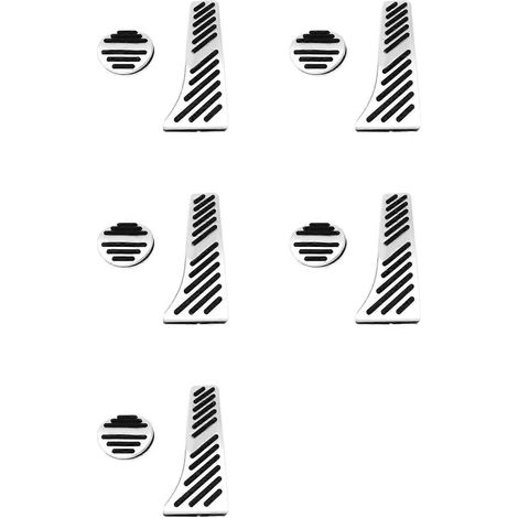 5x Gaspedal- und Bremspedalabdeckungen, rutschfest, für Mercedes-Benz Smart Fortwo 451 (2007–2014) (1/5)