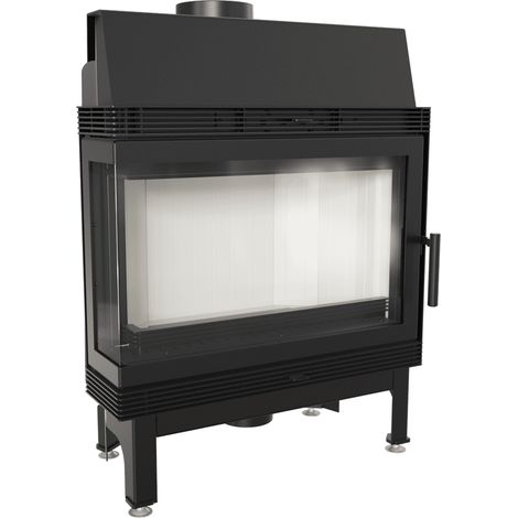 Kamineinsatz aus Stahl KRATKI BLANKA links 11 kW Ø 180 (1/5)
