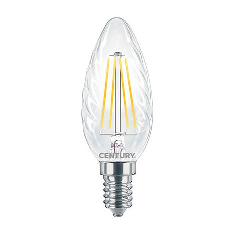 LAMPADA WIRE LED TORTIGLIONE INCANTO CENTURY - CALDA VOLT 230 WATT 4 LUMEN 470 E14- 5 pezzi