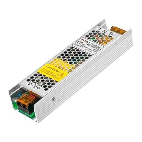 V-TAC VT-20152 Alimentation LED SLIM 150W 12V 12.5A acier inoxydable IP20 - SKU 3244 (1/5)