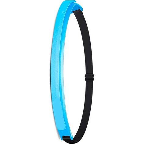 Bandeau de sport en silicone bleu, idéal pour hommes et femmes, parfait pour la course à pied et l'entraînement. (1/5)