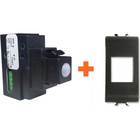 Sirsen sensore incasso a doppia tecnologia filare universale compatibile Gewiss Chorus grigio scuro - DT-KEY