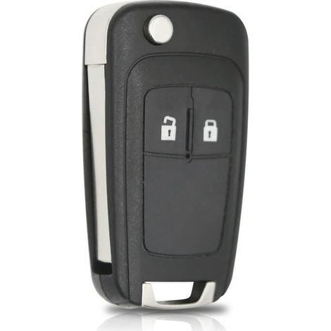 Guscio chiave pieghevole a due pulsanti per Opel Insignia, Astra, Movano, Mokka, Meriva, Zafira e Adam (1/3)
