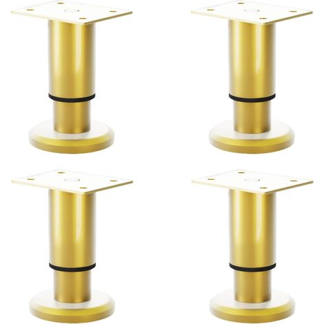 pieds de table réglables finition dorée et un support de meuble en aci (1/5)