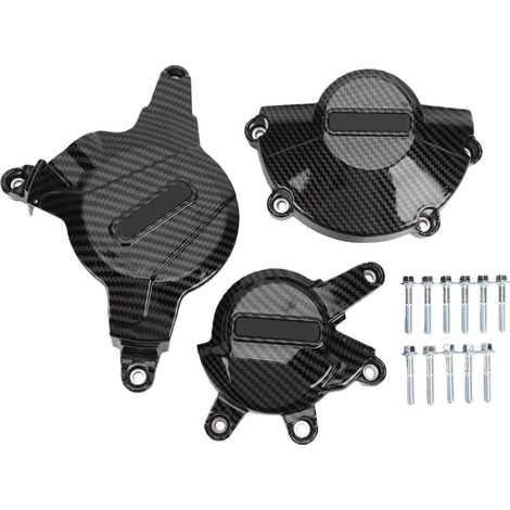 Ensemble protection moteur moto remplacement pour CBR600RR F5 2007-2023, motif fibre carbone transfert eau