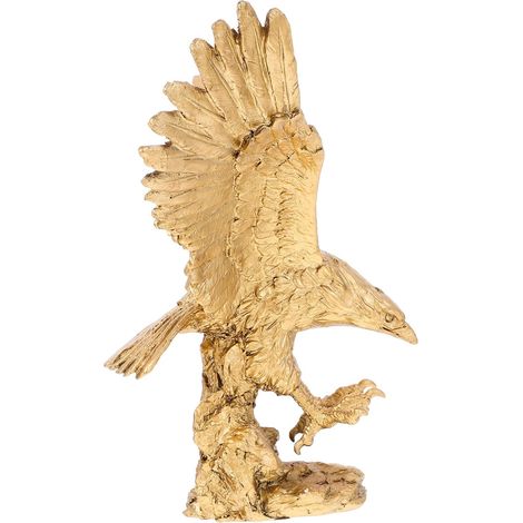 Statue d'aigle en Résine Grosse Taille Décoration Intérieure Symbolique Bureau Salon Décoration de Table Présent (1/5)
