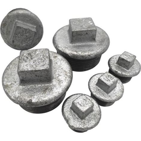 Kit Bouchons Galvanisés Pour Réservoir Massal 100l - 200l - 300l Ou 500 Litres (1/5)