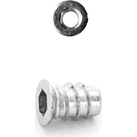 Douille Hexagonale en Acier Systèmes d’Assemblage Longueur 6 mm Diamètre 13 mm (100 Pièces) - EVOTRADE (1/2)
