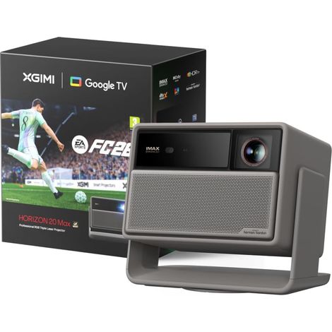 XGIMI Horizon 20 Max EA Limited Edition 4K Home Theater Projector  ISO 5700, Zoom & Lens Shift, IMAX Enhanced, Dolby Vision, 300" Screen, 1ms/240Hz VRR, Harman Kardon, Google TV Netflix (1/5)
