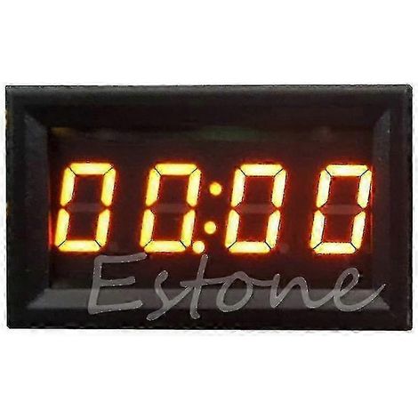Horloge numérique pour tableau de bord de voiture et de camion - Affichage électronique de l'heure 12 V/24 V