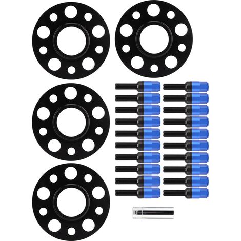 Kit d'entretoises de roue centrées sur moyeu de voiture 15 mm 20 mm de remplacement pour W203 classe C C230 C240 C320 C32 2002-2007 (Bleu) (1/5)