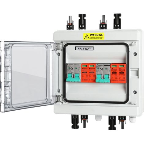 Randaco Caja de combinación solar fotovoltaica - Caja de combinación solar fotovoltaica - IP65 - 2 cables - 1000 V y 32 A (1/5)