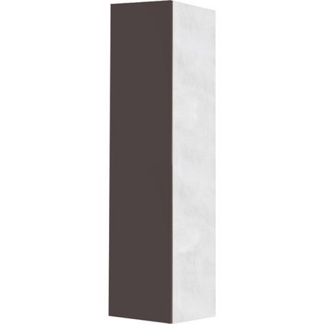 Armadio colonna portascope 1 anta 40x182h in legno Grafite/Grigio (1/2)
