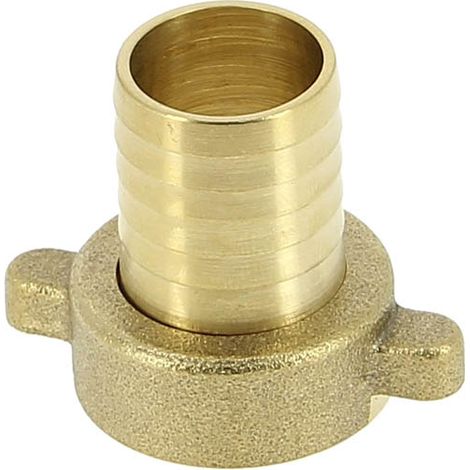 Raccord d'arrosage 2 pièces à oreilles diamètre 20x27 mm pour tuyau diamètre intérieur 19 mm - SAS ANQUIER (1/2)