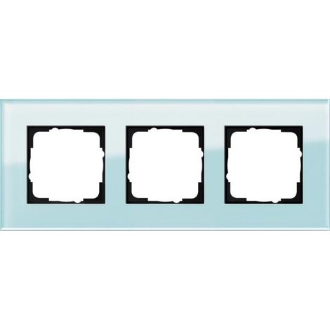 GIRA Esprit Glas Blu placca per interruttori e coperchio per presa