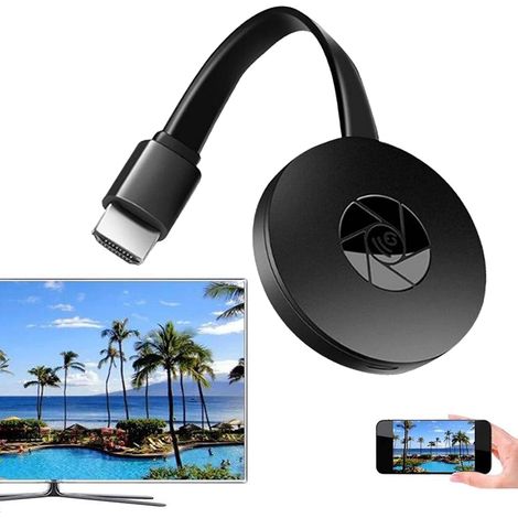 Projecteur d'écran sans Fil HD Projecteur D'écran sans Fil 1080 HD, Même Appareil D'écran sans Fil avec WiFi Et Bluetooth for La Maison, L'extérieur (1/5)
