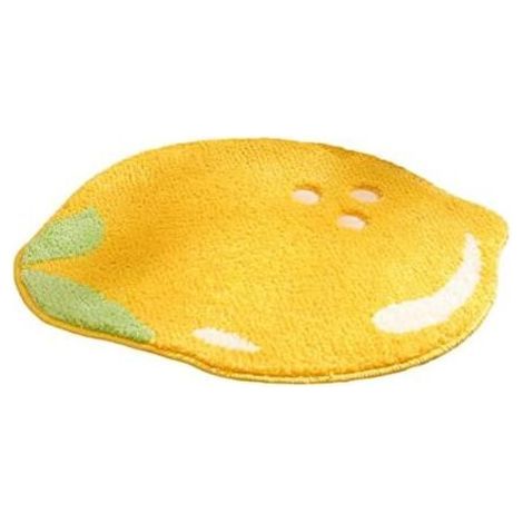 CSPARCV Niedliche, fruchtförmige Badematte - Weich - Wassermelonenfarben Erdbeer-Badematte (1/3)