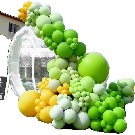 Tente Maison Bulle, Design Transparent, Parfaite pour les Événements en Plein Air, souffleur de 2,5 m de diamètre (1/2)