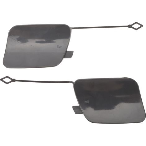 1 paio di coperture per gancio di traino paraurti posteriore, occhiello resistente agli urti 51127378573 per X5 F15 dal 2014 al 2018 (1/5)