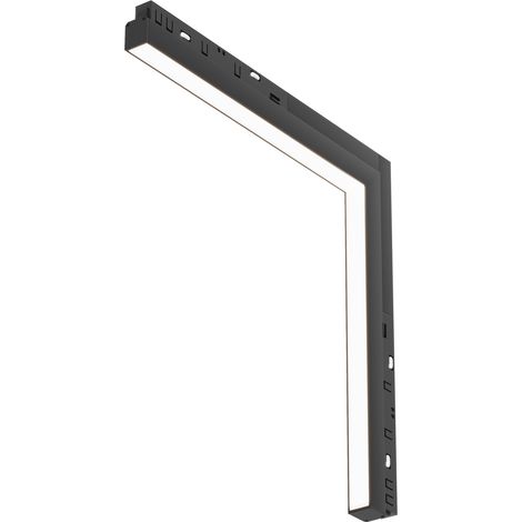 Lampada binario 1F nera LED 24W 4000K Maytoni BASIS (1/2)