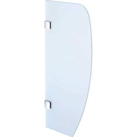 Sapho Accesorios - Pared de separación entre urinarios 400x800 mm, vidrio lechoso 2502-05