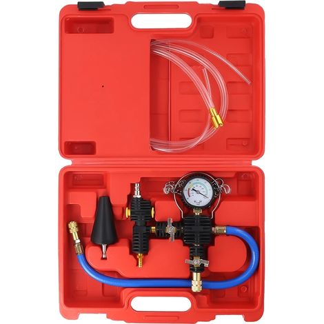 Herramienta para llenar refrigerante, funcionamiento por vacío, fácil de usar, kit de recarga (1/2)