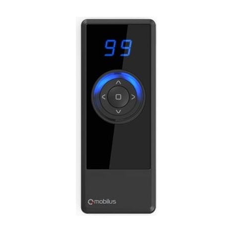 Mando a distancia Mobilus COSMO HM negro (1/2)