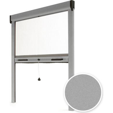 Persiana mosquitera LUXE gris texturizado 7038 H160 x An100