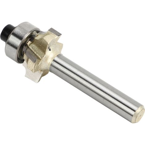 Couteau à quatre cannelures à manche de 6,35 mm (1/4 po) pour coins arrondis, outil de finition et d'arrondi des bords de qualité professionnelle pour le travail du bois (1/5)