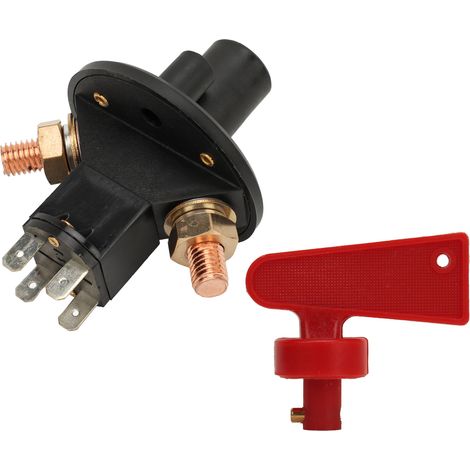 12V/24V Batterieschutzschalter Hauptstromabschalter für Renn- und Rallyeautos, universeller Batterieabschalter, Sicherheits-Not-Aus-Schalter. (1/5)