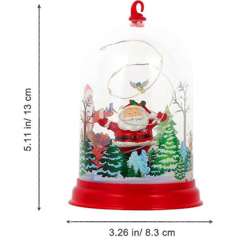 LED-Weihnachtsmann-Nachtlicht für festliche Weihnachtsbaumdekoration in (1/4)