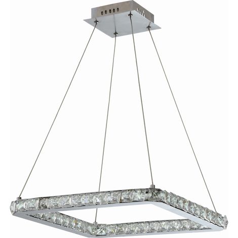 Lampadario LED cristallo Candellux Lords 31-34854 cromo (1/2)