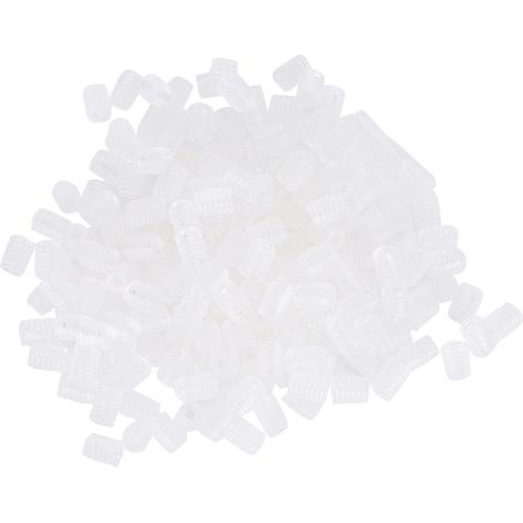400 Pièces Attaches de Masque en Silicone Anti-Glisse Transparent, Connecteurs de Sangle d'Oreille pour Visage (1/5)