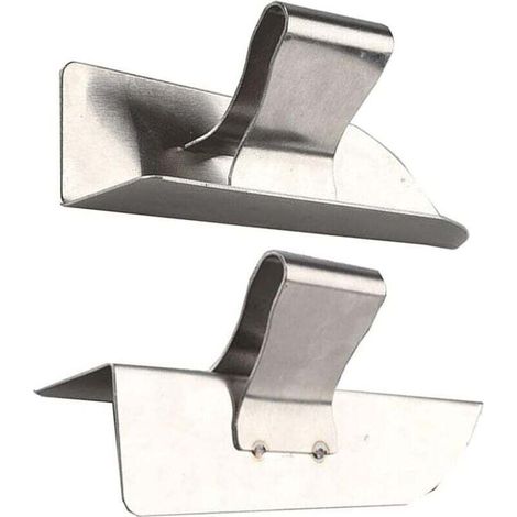 Truelles d'angle Intérieur/Extérieur 90° en Acier Inoxydable – pour Cloisons Sèches, Béton et Plâtre (2 Pièces, 1.57"x5.7") (1/4)