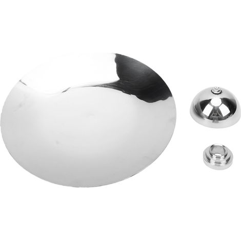 Bol sur pied de style nordique, multifonctionnel, en acier inoxydable, pour desserts et collations, idéal pour le salon. (1/5)