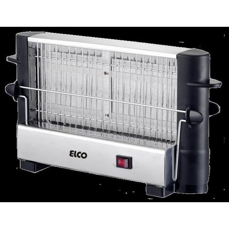Toaster Elco PT 1082 schwarz 750 Watt Edelstahl