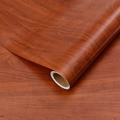 Rouleau de papier adhésif décoratif, 40 cm x 5 mètres, repositionnable, lavable et imperméable. Idéal pour les cuisines, les meubles, les bureaux et les portes. Coloris : 7 (1/5)