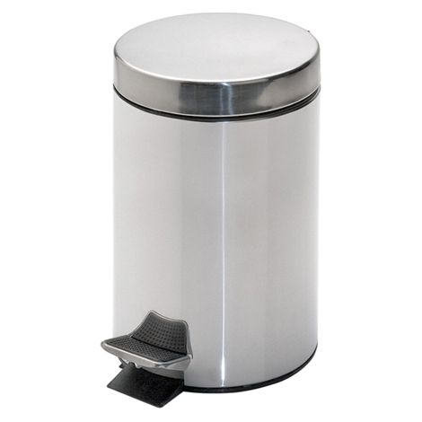 GDP - Poubelle à pédale - Inox - 3L