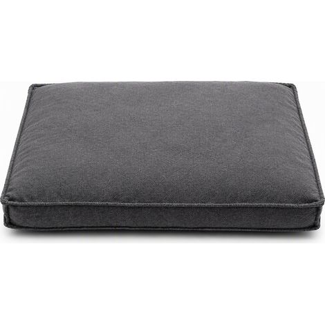 coussin rectangulaire pour chien et chat 53 x 40 cm gris foncé (1/5)